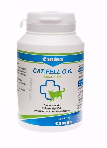 купить Пищевая добавка с биотином для кошек Cat Fell O.K.