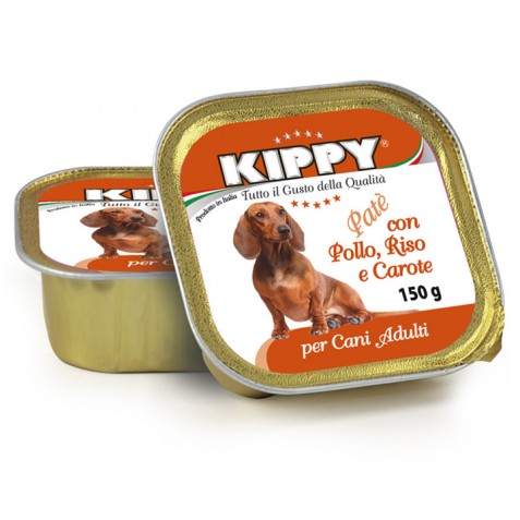 купить Паштет KIPPY Dog для собак с курицей, рисом и морковью