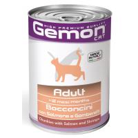 купить Мясные кусочки в желе для взрослых кошек Gemon Cat Wet с лососем и креветками 415 гр купить Мясные кусочки в желе для взрослых кошек Gemon Cat Wet с лососем и креветками 415 гр