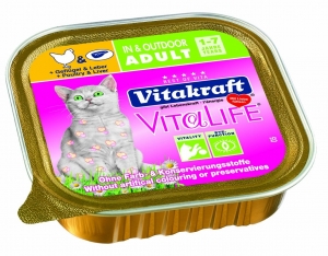 купить VitaLife консерва д/кошек кролик печень