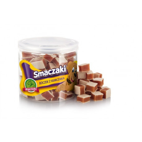 Лакомства для собак Smaczaki  Бекон из курицы 70 гр (LS-1001)