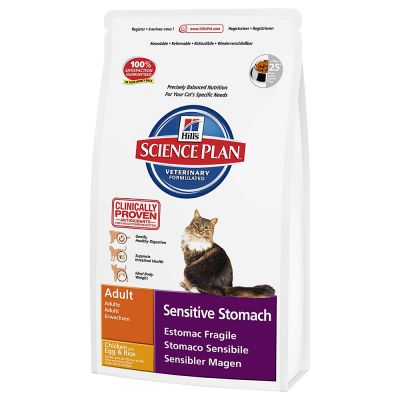 купить Сухой корм Hills SP Sensitive Stomach для кошек с чувствительными зубами и дёснами
