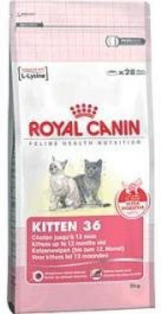 фото Сухой корм для котят с 4 до 12 месяцев KITTEN 36