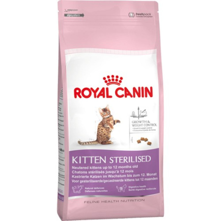 фото Сухой корм д/стерилиз. котят до 12 мес Royal Canin KITTEN STERILISED
