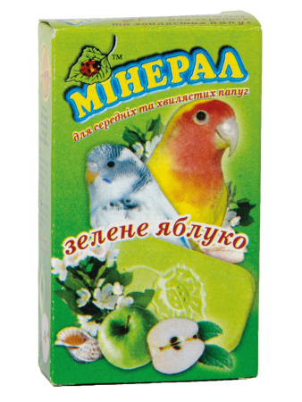 фото Минерал для попугаев Зеленое яблоко