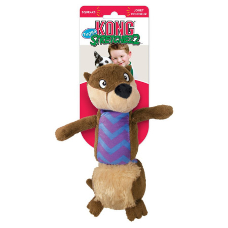 фото Плюшевая игрушка для собак "Выдра" KONG Stretchezz Tugga RSG14E 30 см
