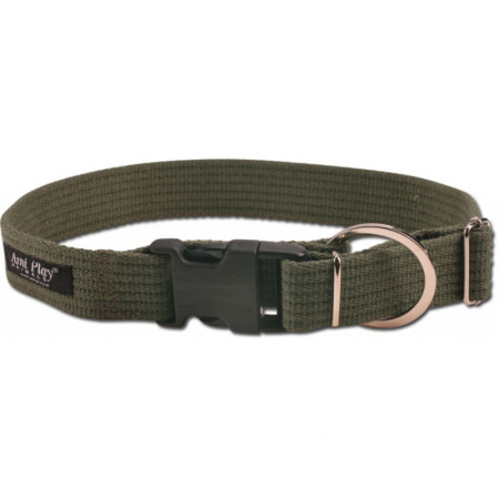 фото Ошейник регулируемый Ami Play Safe Cotton XXL 49-85/3 см