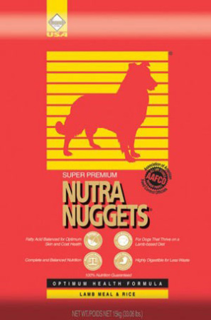 фото Сухой корм для собак гипоаллергенный Lamb&Rice Рис с ягнёнком Нутра Нагетс