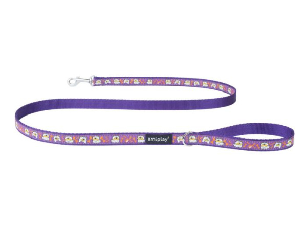 купить Поводок Ami Play Wink M 140/1,5cm Фиолетовый