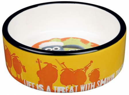 фото Миска керамическая Shaun the Sheep Trixie