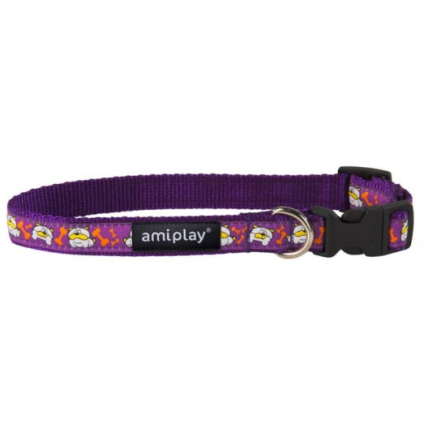 купить Ошейник регулируемый Ami Play Wink M 25-40/1.5 см