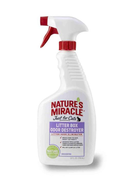 купить Спрей 8 in 1 Litter Box Odor Destroyer уничтожитель запахов, для кошачьих туалетов