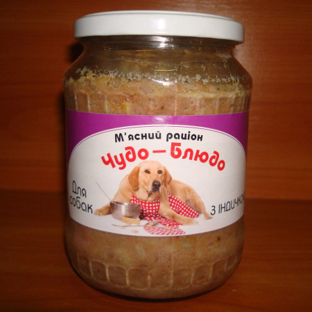 фото Консервы для собак Чудо-Блюдо (стекло) индейка