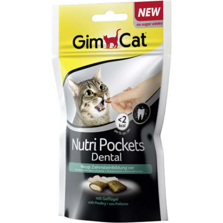 фото Витамины GimCat Nutri Pockets Dental для кошек для зубов фото Витамины GimCat Nutri Pockets Dental для кошек для зубов