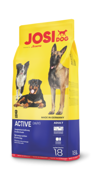 купить Высокоэнергетический корм для активных собак JOSIDOG ACTIVE (25/17) 18 кг