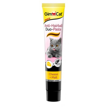 фото Паста двойная Gimpet Anti-Hairball Duo-Paste для кошек с солодом и сыром