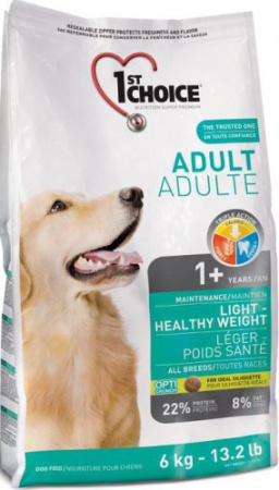 фото 1st Choice (Фест Чойс) малокалорийный сухой корм для собак с избыточным весом