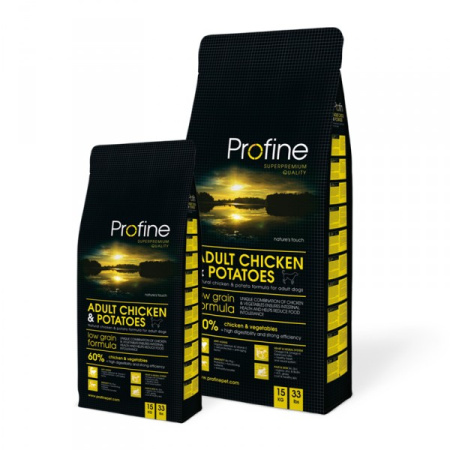 фото Корм для взрослых собак любых пород Profine Adult Chicken&Potatoes курица и картофель фото Корм для взрослых собак любых пород Profine Adult Chicken&Potatoes курица и картофель