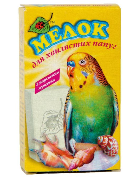 купить Мелок для попугаев с морскими ракушками