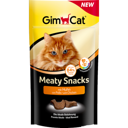 фото Витамины Gimpet Meaty Snacks с курицей для кошек