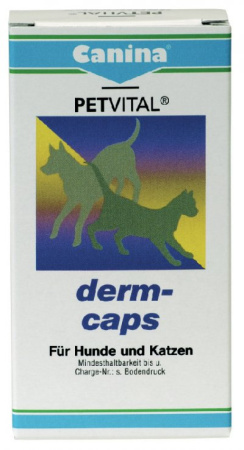 фото Витамины для обмена веществ  Petvital Derm Сaps 100т