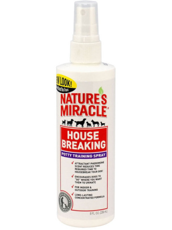 фото Спрей 8 in 1 Natures Miracle House Breaking для приучения щенка к туалету
