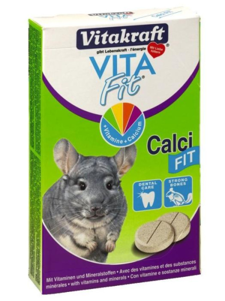 Минерально-кальциевая добавка для шиншилл CalciFit Vitakraft