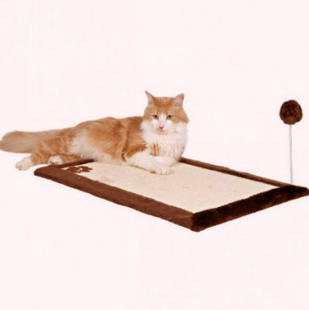 фото Дряпка-коврик с мячиком на пружине Trixie