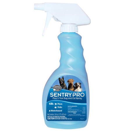 фото Спрей от блох и клещей для собак и кошек PRO 473мл