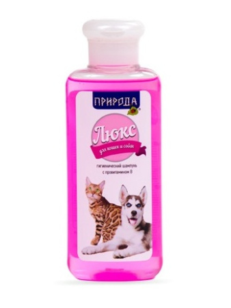 фото Шампунь для собак и кошек с провитамином В Природа Люкс