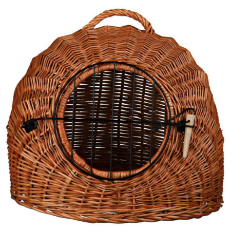 фото Плетеная переноска для кошек Trixie