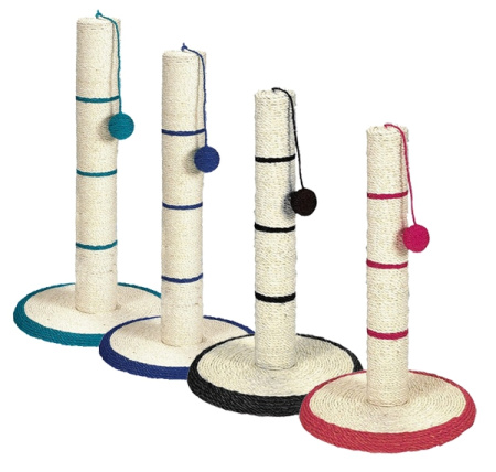 фото Дряпка-столбик с игрушкой на шнурке Trixie