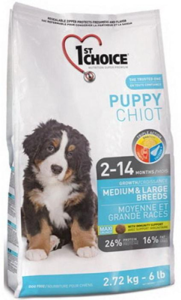 Сухой корм для щенков new Puppy Medium and Large breed крупных и средних пород