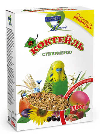 фото Корм Коктейль Суперменю для волнистых попугаев