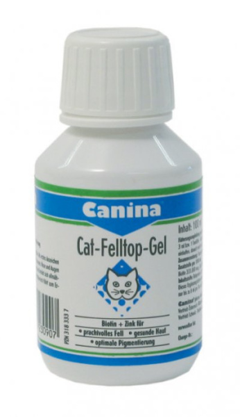 купить Жидкие витамины для кошек при проблемах с шерстью и кожей  Cat Felltop Gel