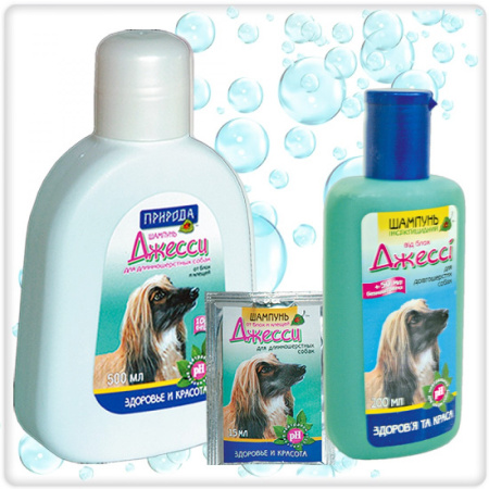 фото Противопаразитарный шампунь для длинношерстных собак Природа Джесси