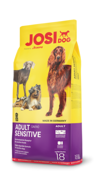 купить Легкоусвояемый корм для чувствительных собак JOSIDOG ADULT SENSITIVE (25/13) 18 кг