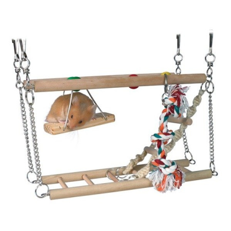 фото Качели деревянные для хомяка Trixie