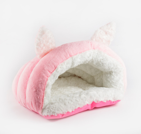 фото Домик S.GR.PETS Зайка "розовый" 50*40 см