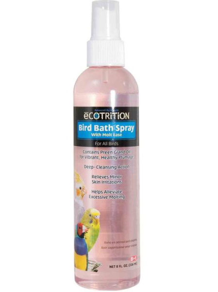 Средство для очищения перьев птиц Bird Bath Spray 8in1