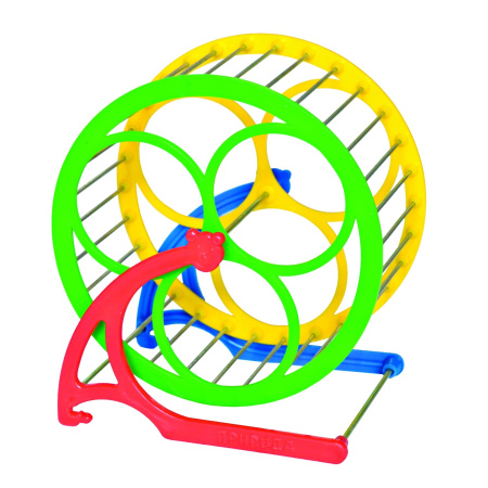фото Колесо для хомяков на подставке