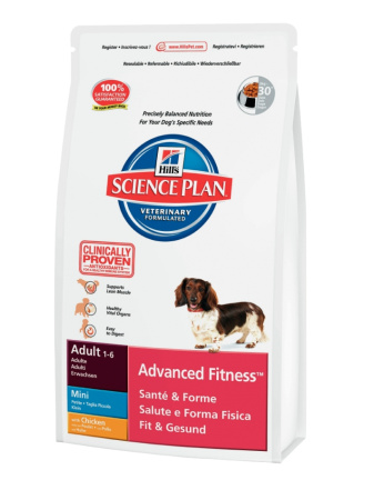 фото Сухой корм для собак мелких пород SP Canine Adult AdvFitness Mini Chiken Курица