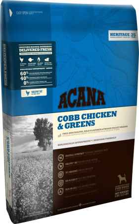 фото Сухой корм для собак Acana Cobb Chicken&Greens
