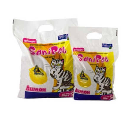 фото Наполнитель Sani Pet для котов лимон Природа