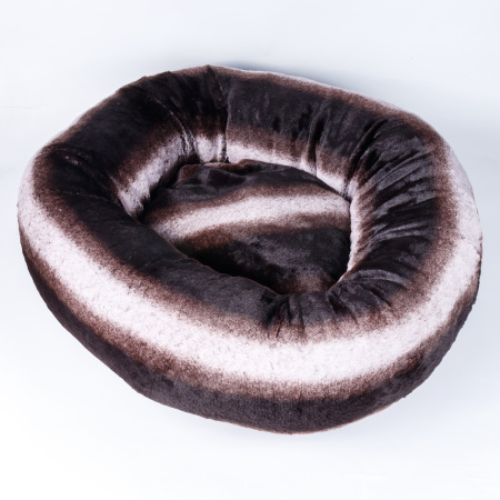 фото Лежак S.GR.PETS "Бублик" серый 65*20 см