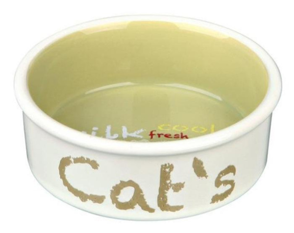купить Миска для кошек Trixiе Cat’s с контрастными надписями