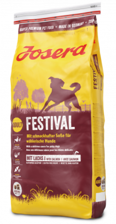 фото Сухой корм для собак с лососем и рисом Josera Dog Festival 15 кг