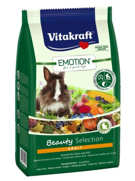 купить Корм для декоративных кроликов Emotion Beauty Selection Adult Vitakraft