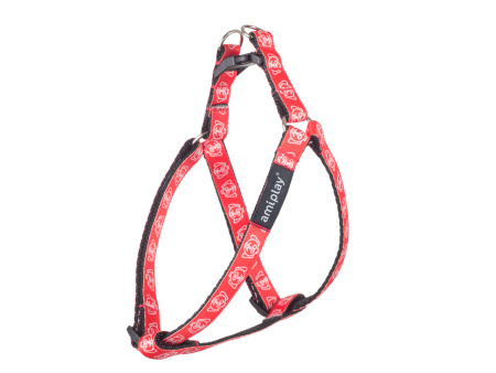 фото Шлейки регулируемые Ami Play Joy L 40-75 [c, d] x 2cm "Красная голова"