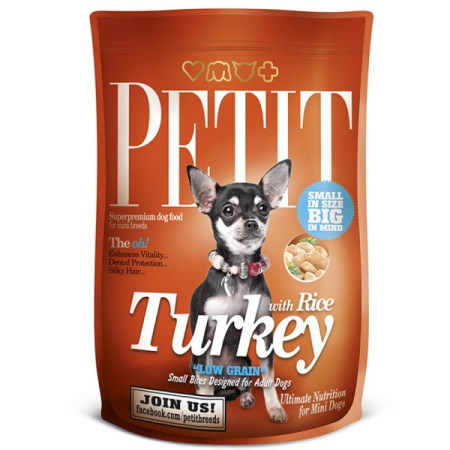 фото Сухой корм Petit Adult с индейкой и рисом